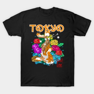 Koi Fish Japan Style.Japan traditional and couture. T-Shirt